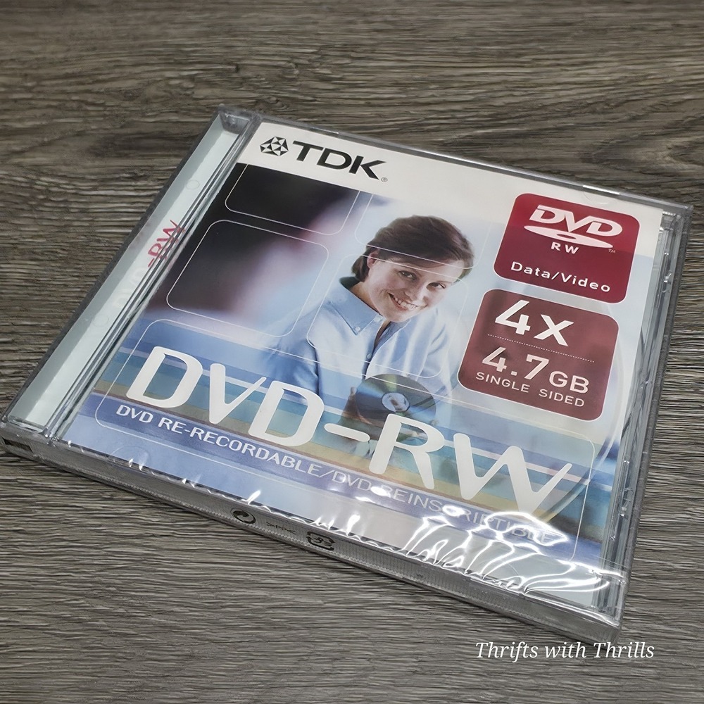TDK - ‎ DVD-RW 4x 4.7GB -  New Factory Sealed